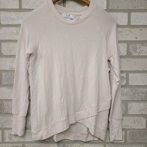 Magaschoni Long Sleeve Pullover Top Size XS Cream